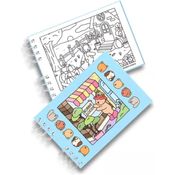 Livro De Colorir Bobbie Goods Capa Dura Com Desenhos  Azul