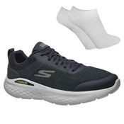 Kit Tênis Skechers Go Run Lite Masculino + Par De Meia