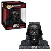 Boneco Funko POP - Star Wars - Darth Vader no Trono - Cabeça Oscilante - Candide