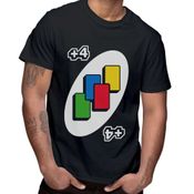 Camiseta UNO +4 P - Fun Divirta-se