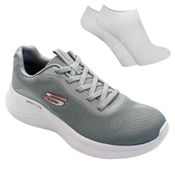 Kit Tênis Skechers Skech-Lite Pro Ledger Masculino  Par De Meia