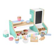 Brinquedo Primeira Infância - Jogo Minha Primeira Cafeteria de Madeira - Fisher-Price
