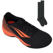 Kit Chuteira Futsal Penalty Rocket Turbo XXI Kids + Meião