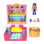 Mini Playset - Polly Pocket - Compacto Revel - Comidinha Rápida - Mattel