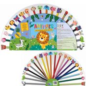 LIvro Animais c/ 20 Lápis e Borrachas - Ciranda Cultural