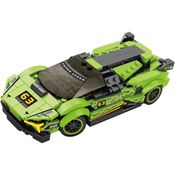 Carro com Controle Remoto Blocos de Montar c/ 275 Peças - Verde