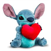 Pelúcia Interativa Stitch Coração c/ Som - Multikids