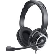 Headset com Fio HF700 Conexão P3 e USB Preto Multi - PH424 PH424