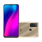 Smartphone Multi G Max 2 4G 32GB 6.5 pol. Dual Chip 2GB RAM 8MP + 5MP Android 11 Dourado + Cartão 32GB + Fone Com Fio - P9183D P9183D