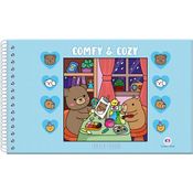 Comfy E Cozy Livro De Colorir Azul Ciranda Cultural