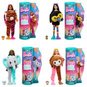 Boneca E Acessórios - Barbie - Cutie Reveal - Série Selva - Com 10 surpresas - Sortida - Mattel