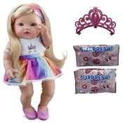 Boneca Reborn Long Hair Unicórnio - Roma Jensen