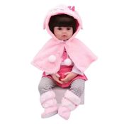 Boneca Bebê Reborn 55cm Silicone Coelho Lançamento