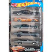 Hot Wheels Pack de 5 - Fast & Furious (Velozes e Furiosos)
