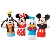 Kit de 4 Fantoches de Mão, Tema Disney Mickey Mouse e Amigos para Crianças Acima de 2 Anos, Melissa & Doug