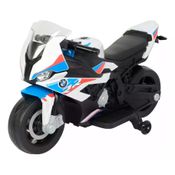MINI MOTO ELETRICA BMW S1000RR 12V BRANCO - IMPORTWAY