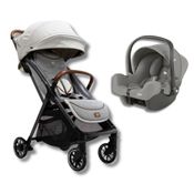 CARRINHO DE BEBE PARCEL OYSTER + BEBE CONFORTO I - SNUG PEBBLE - JOIE