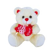Urso de Pelúcia Amo Você com 3 Corações – Macio e Encantador