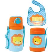 KIT REFEICAO INFANTIL 3 PECAS LEAOZINHO - BUBA