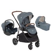 CARRINHO VERSATRAX TRIO AZUL LAGOON + BEBE CONFORTO + MOISES - JOIE