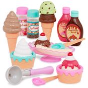 Battat Play Circle - Conjunto De Sorvete Com 21 Peças Para Cozinha Infantil (3 Anos +)