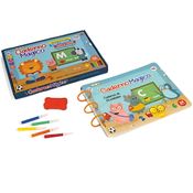 Caderno Mágico Escrever Desenhar Brinquedo