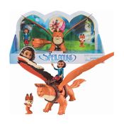 Bonecos Princesa Ellian e Grifo – Figuras Articuladas Enfeitiçados com Mascote e Acessórios