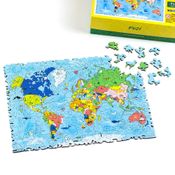 Quebra-Cabeça Mapa Mundi