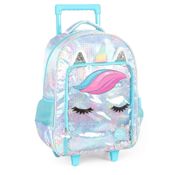 Mochila Rodinhas Sem Alça Luxcel Up4You Unicórnio Lantejola