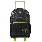 Mochila de Rodinhas Xeryus 16 College Game Control Preto