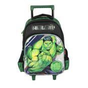 Mochila de Rodinhas Sem alça Luxcel Avengers Hulk Verde