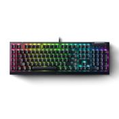Teclado Mecânico Gamer Razer Blackwidow V4 X, Chroma RGB, Switch Green, Preto