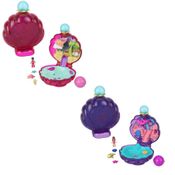 Mini Boneca E Acessórios - Polly Pocket - Estojo De Concha - Morada Bahía Mágica - Sortida - Mattel