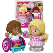 Loira Presente 2 Bonecas Little People - Mattel HGP67-HGP69