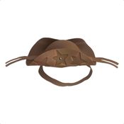 Chapéu Cangaceiro Lampião Masculino Adulto em EVA com Estrela 30 cm para Fantasia Festa Junina -