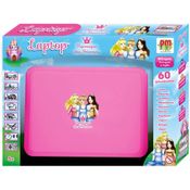 LAP TOP INFANTIL BILINGUE 60 ATIVIDADES PRINCESAS - DM TOYS
