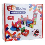 DM BLOCKS MAGNETICOS 67 PECAS DM BRASIL - DMT6764