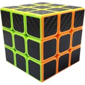 CUBO MÁGICO DIVERTIDO PRETO E COLORIDO 3X3 - DM TOYS