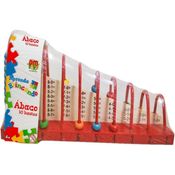 ABACO 10 HASTES - INFANTIL EDUCATIVO DE MADEIRA -  DM BRASIL