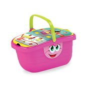 Brincar de Casinha Cesta de Picnic 21 Peças Dismat MK264