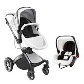 CARRINHO MOISÉS 0 A 15 KG CANDY BRANCO + BEBE CONFORTO CANDY BRANCO - LITET