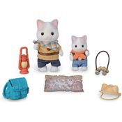 Sylvanian Families - Conjunto Exploração Animada - Irmão e Bebê Gatos de Leite