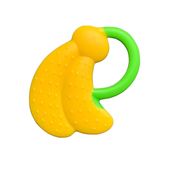 Mordedor Sensorial de Silicone Banana Macio Amarelo Love