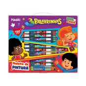 Maleta kit de pintura 150 peças - 3 Palavrinhas