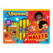 Maleta kit de pintura 24 peças - 3 Palavrinhas