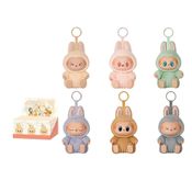 Kit com 6 Chaveiros Labubu Surpresa - Pendentes Fofinhos de Pelúcia para Bolsas, Chaves e Mochilas - Decoração Moderna - Ideal para