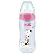 Mamadeira First Choice Controle Temperatura 300ml +6m Girafa Nuk