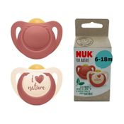 Chupeta For Nature Látex 6-18m Vermelha Nuk
