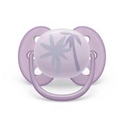 Chupeta Ultrasoft 0-6m Coqueiro Lilás 1und Philips Avent