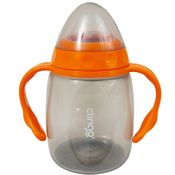 Copo Active Bico Silicone 220ml +6m Laranja Clingo